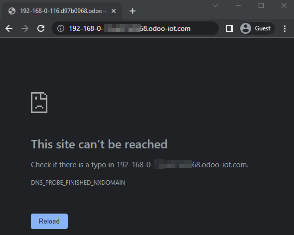 Problema del DNS en el navegador Chrome, en Windows 10.