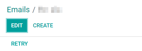 Botón de volver a intentar en correos electrónicos