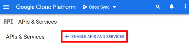 Active el API y servicios en el proyecto API.