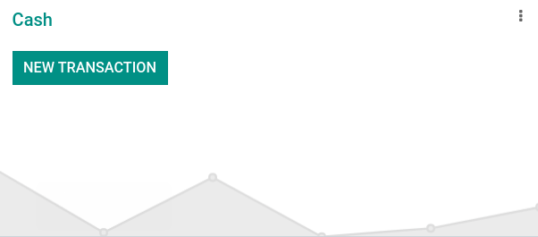 Cree un nuevo registro de efectivo.