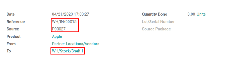 Abrir un reporte de movimiento de existencias